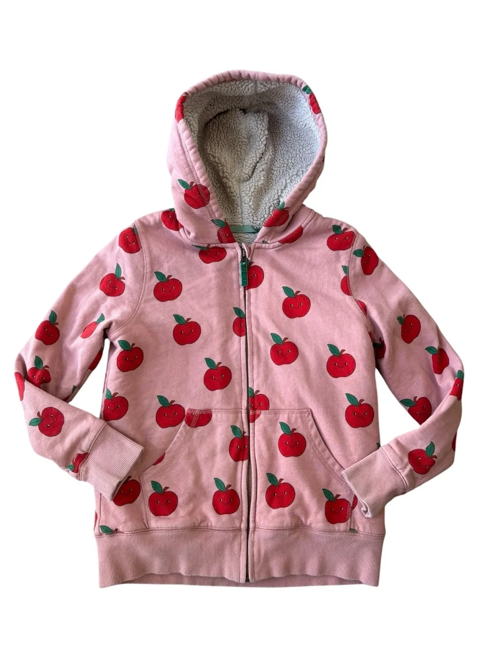 BODEN Pink Apple Print Jacket